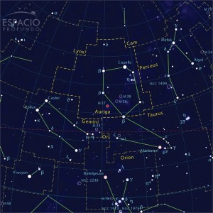 La Constelación Del Auriga « La Bitácora De Galileo » Astronomía Elemental